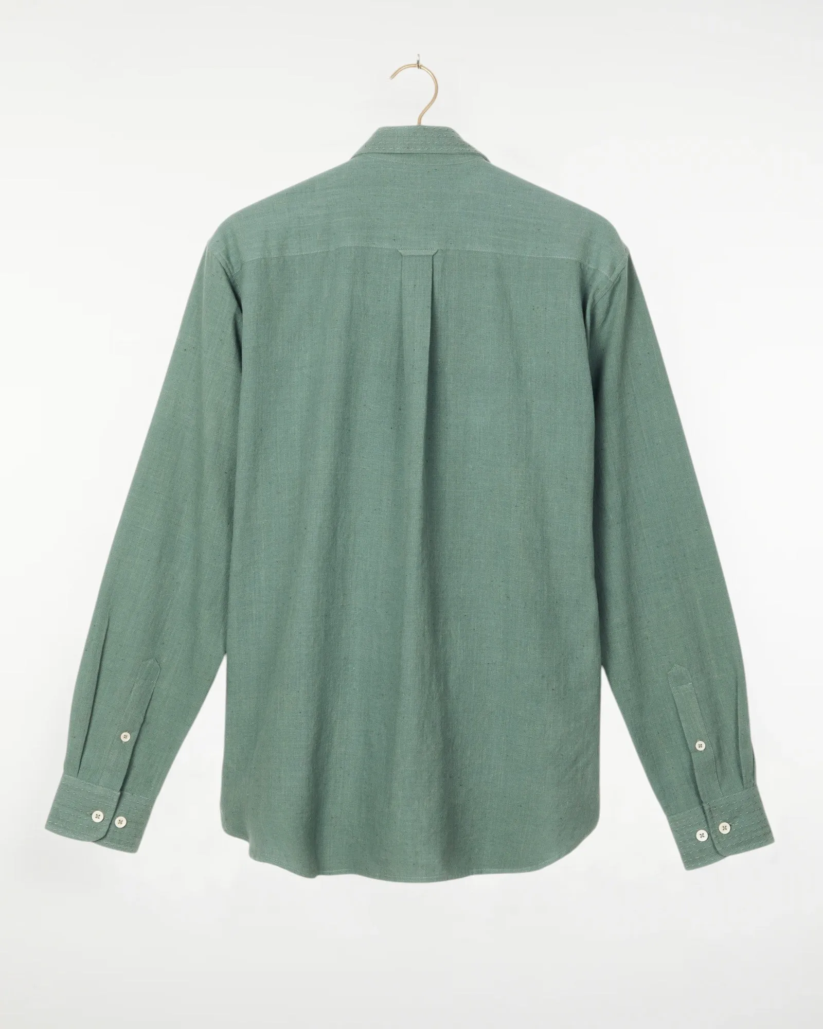 Kabir Standard Shirt w/Saddle Stitch Sea Green