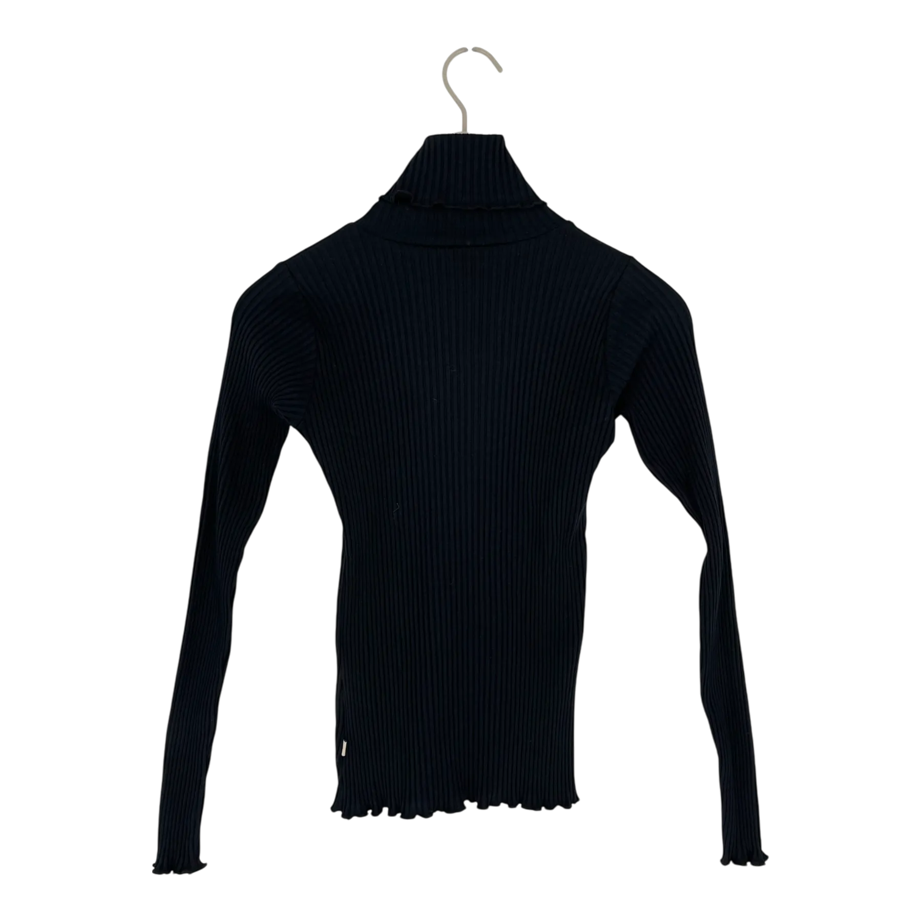 Kaiko rib turtle neck, black | woman M