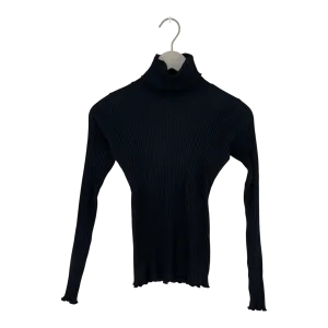 Kaiko rib turtle neck, black | woman M
