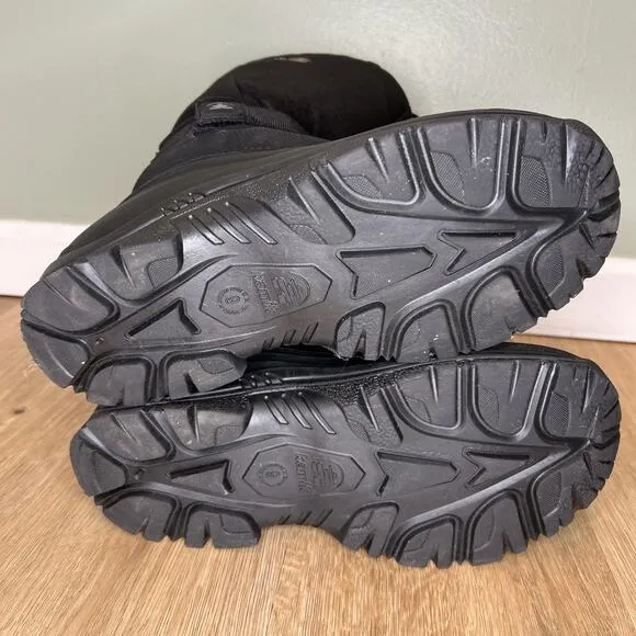 Kamik Mens 9 Greenbay 4 Snow Boots WaterProof Black Thinsulate Warm Adjustable