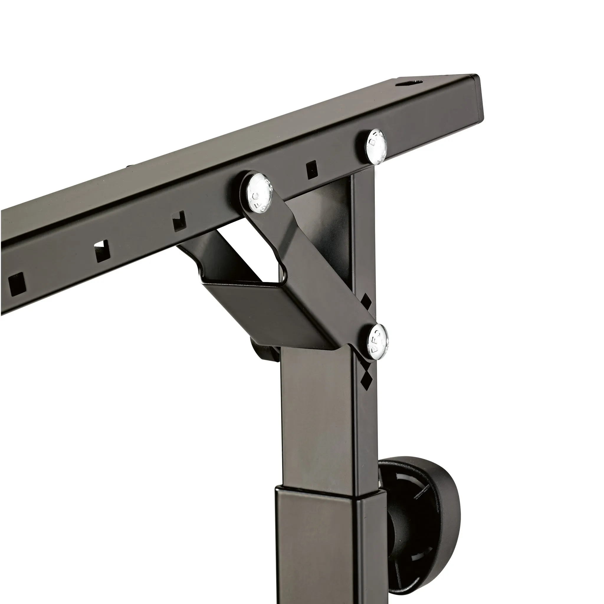 K&M 18811-000-55 Stacker Adjustable, Black