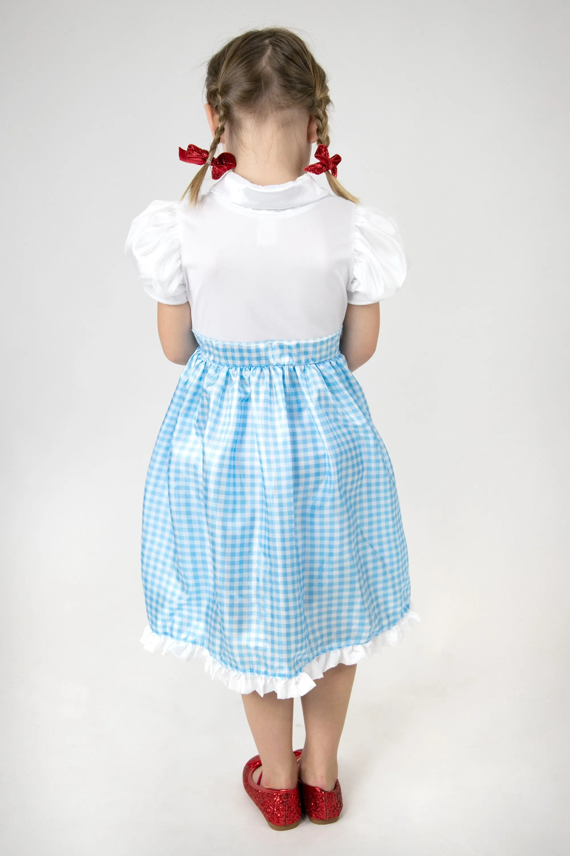 Kansas Girl with Bows