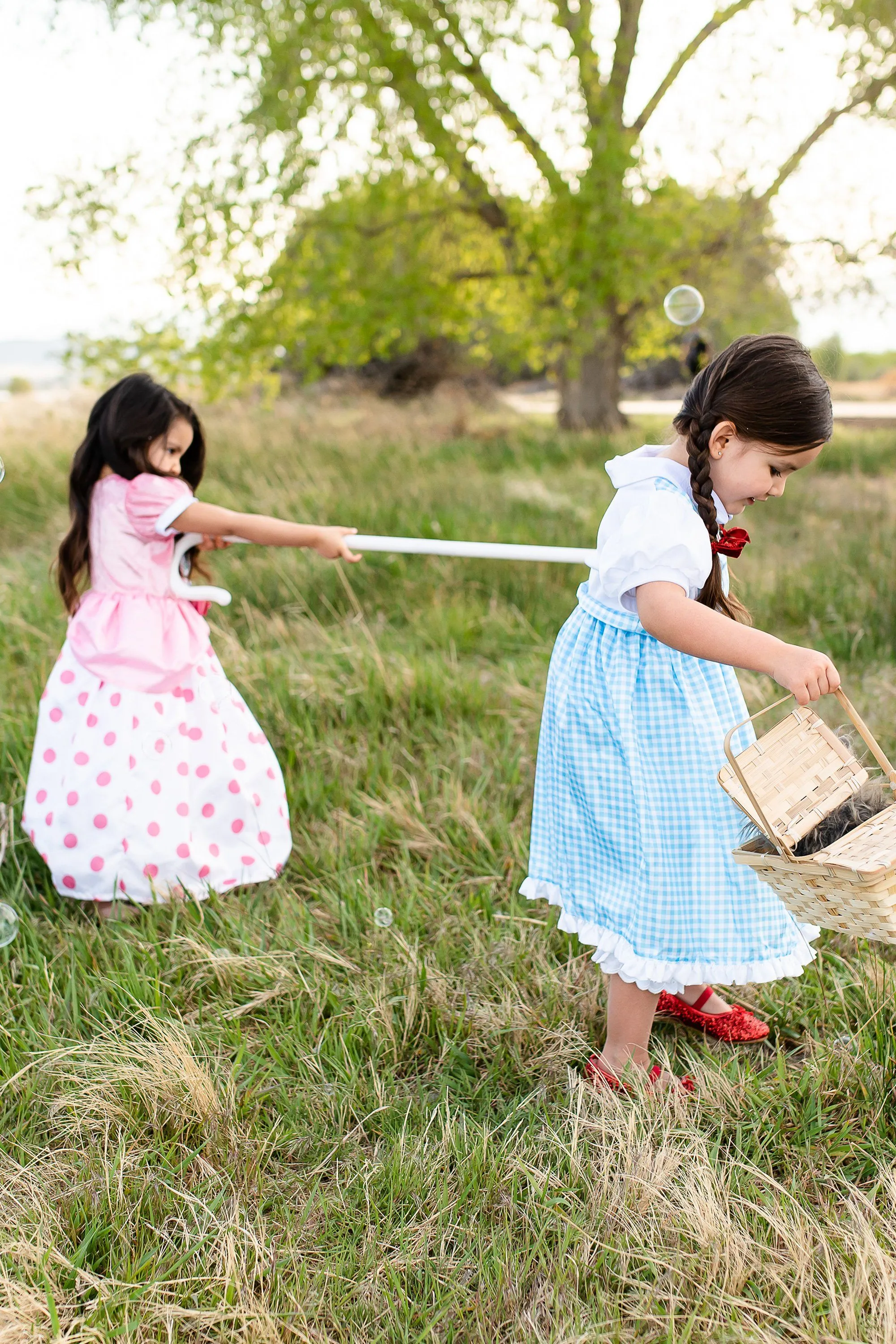 Kansas Girl with Bows