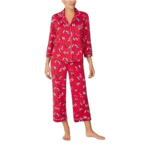 Kate Spade 2 piece Red Party Shoes Sleepwear Set