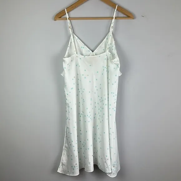 Kate Spade Dream a Little Dream Slip Dress Chemise Nightie Nightgown Polka Dot