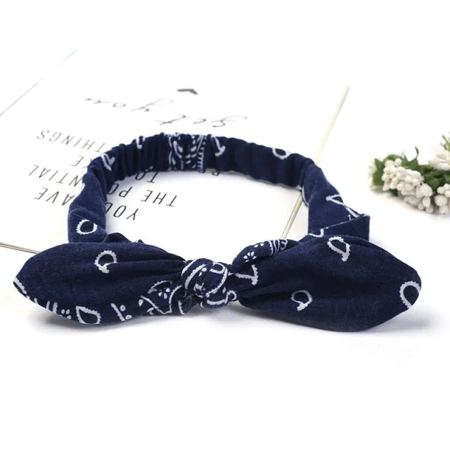 KE Fashion Hair Bohemian Cross Elastic Hair Band.