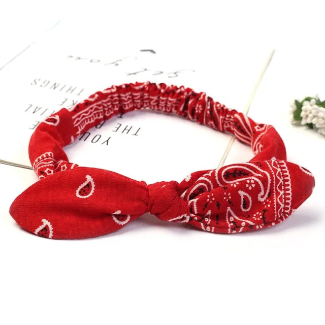 KE Fashion Hair Bohemian Cross Elastic Hair Band.