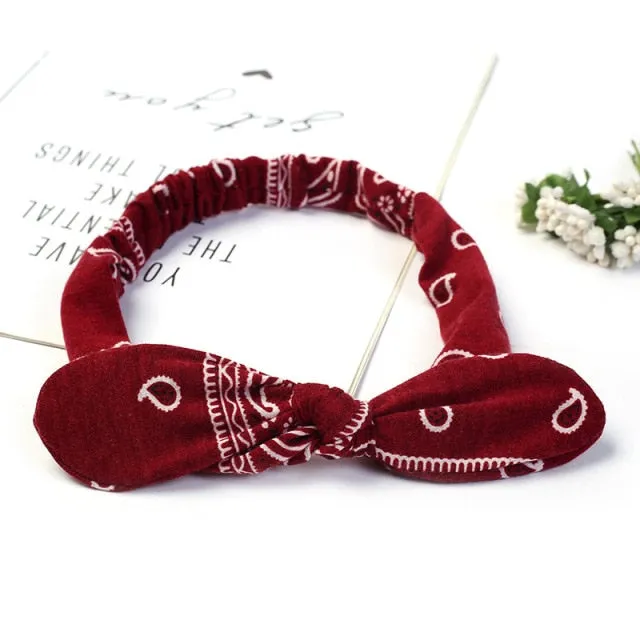 KE Fashion Hair Bohemian Cross Elastic Hair Band.