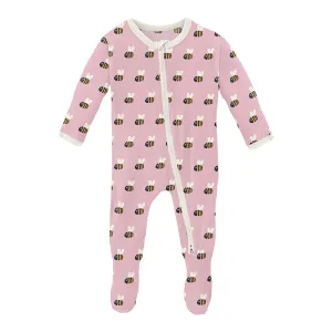 KicKee Pants Footie w/Zipper - Cake Pop Baby Bumblebee