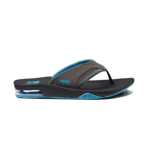KIDS FANNING BLACK/BROWN/BLUE