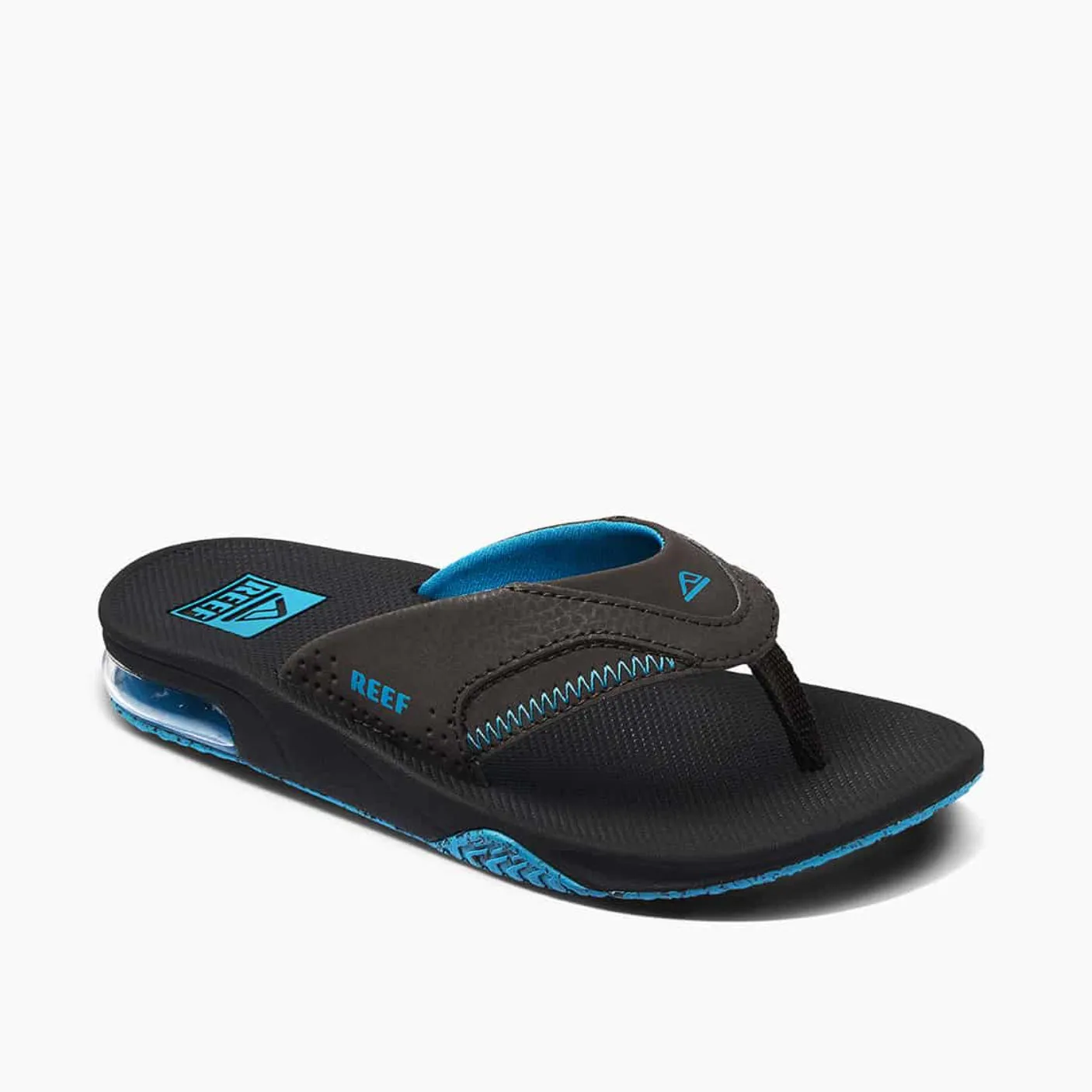 KIDS FANNING BLACK/BROWN/BLUE