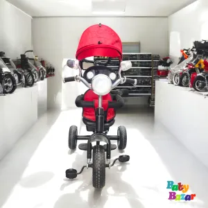Kids' Tricycle with Umbrella & Side Security Handle – Safe & Comfortable Ride