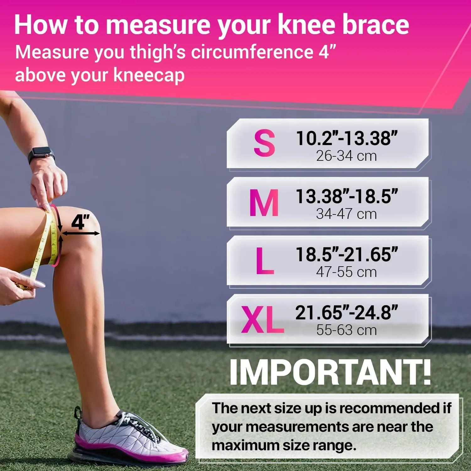 Knee Brace with Side Stabilizers & Patella Gel Pads for Maximum Knee Pain Support