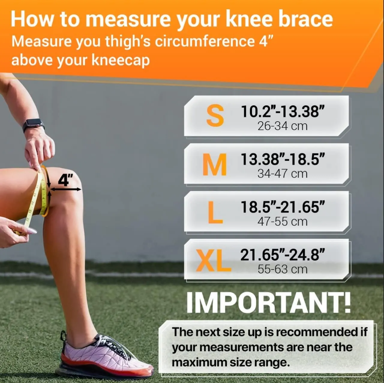 Knee Brace with Side Stabilizers & Patella Gel Pads for Maximum Knee Pain Support