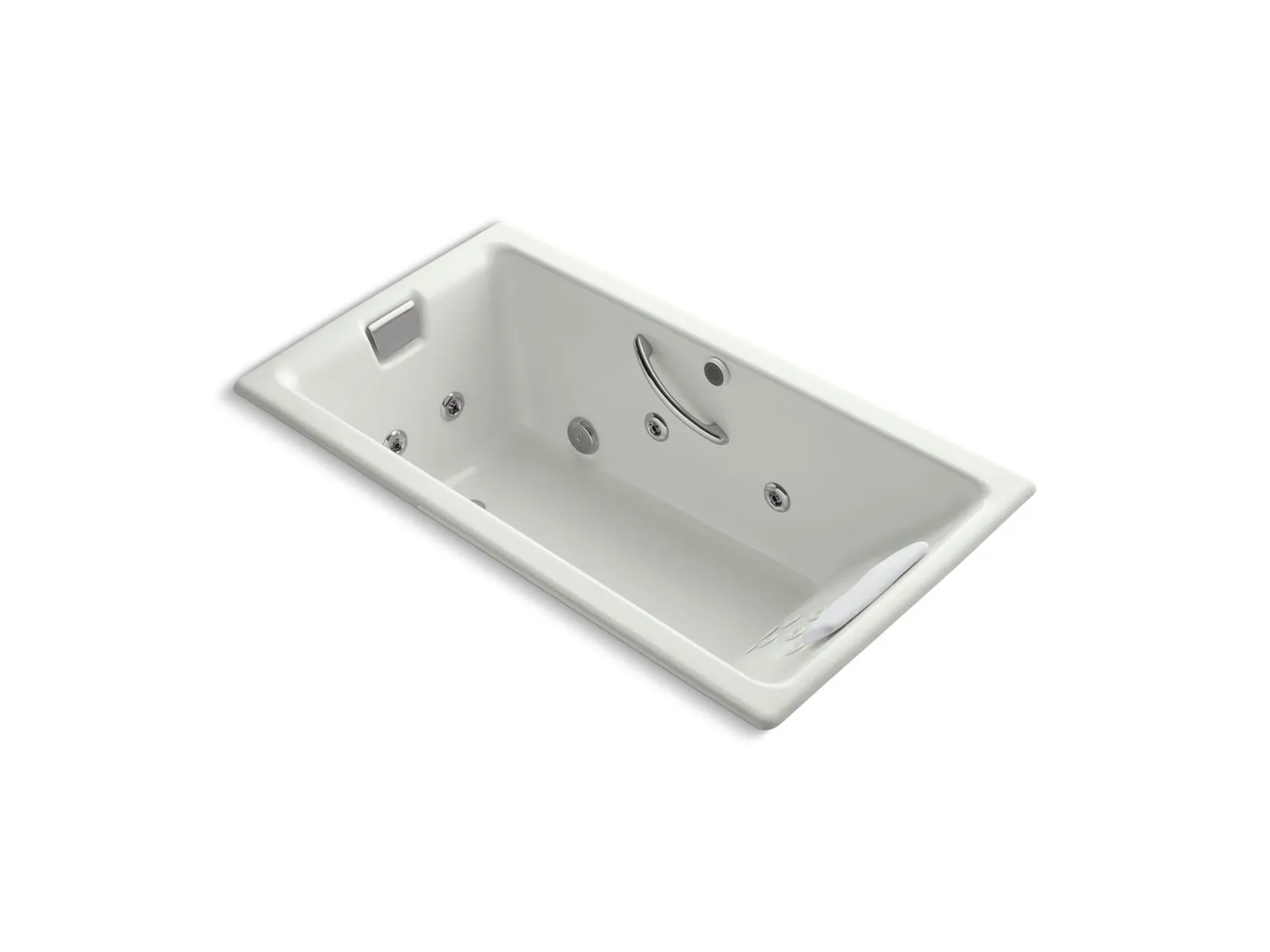KOHLER K-856-M Tea-for-Two 66" x 36" drop-in whirlpool bath