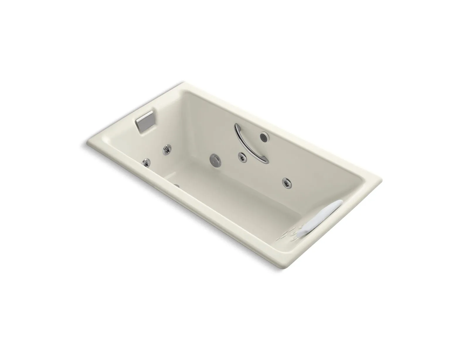 KOHLER K-856-M Tea-for-Two 66" x 36" drop-in whirlpool bath