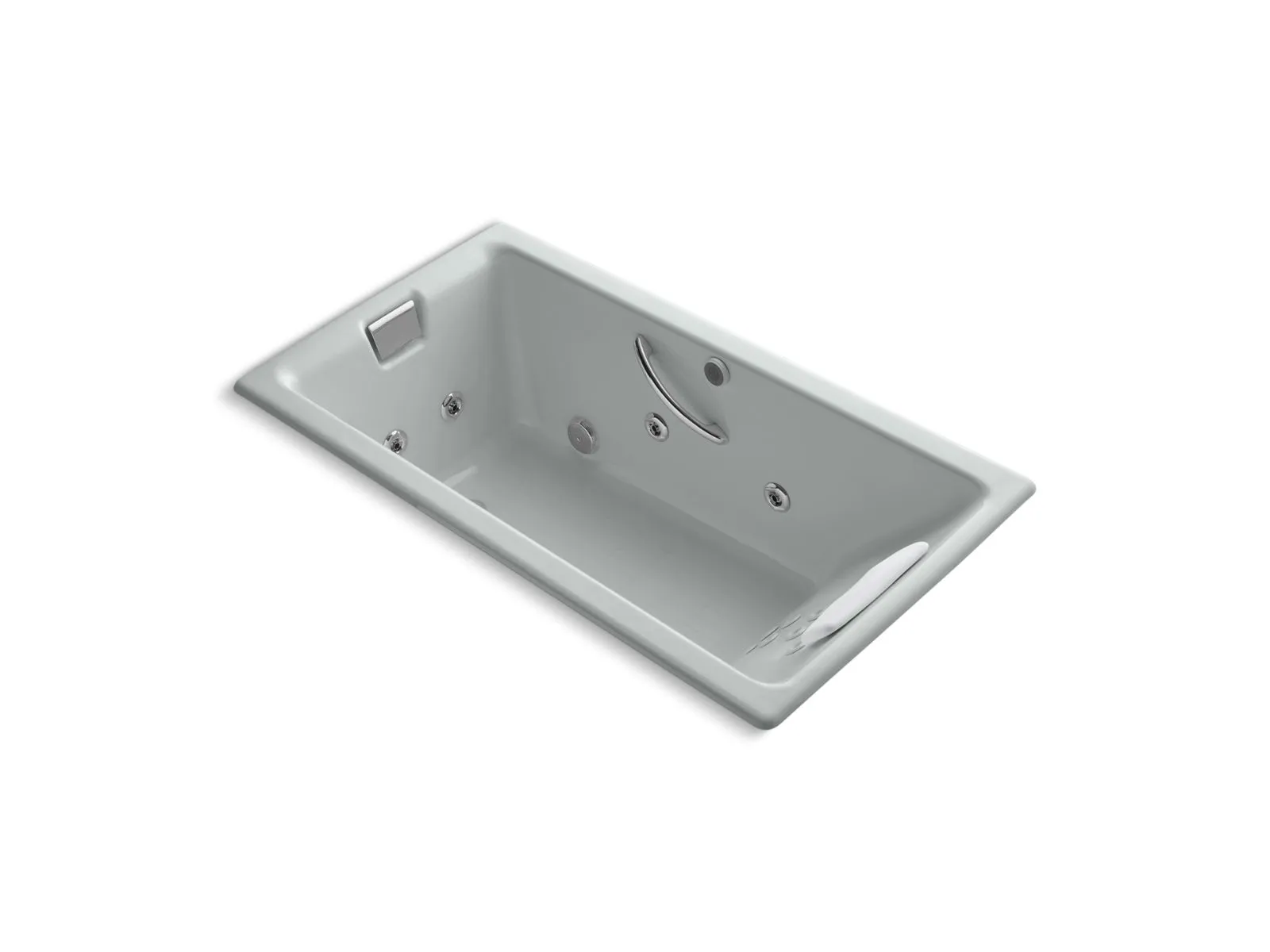 KOHLER K-856-M Tea-for-Two 66" x 36" drop-in whirlpool bath