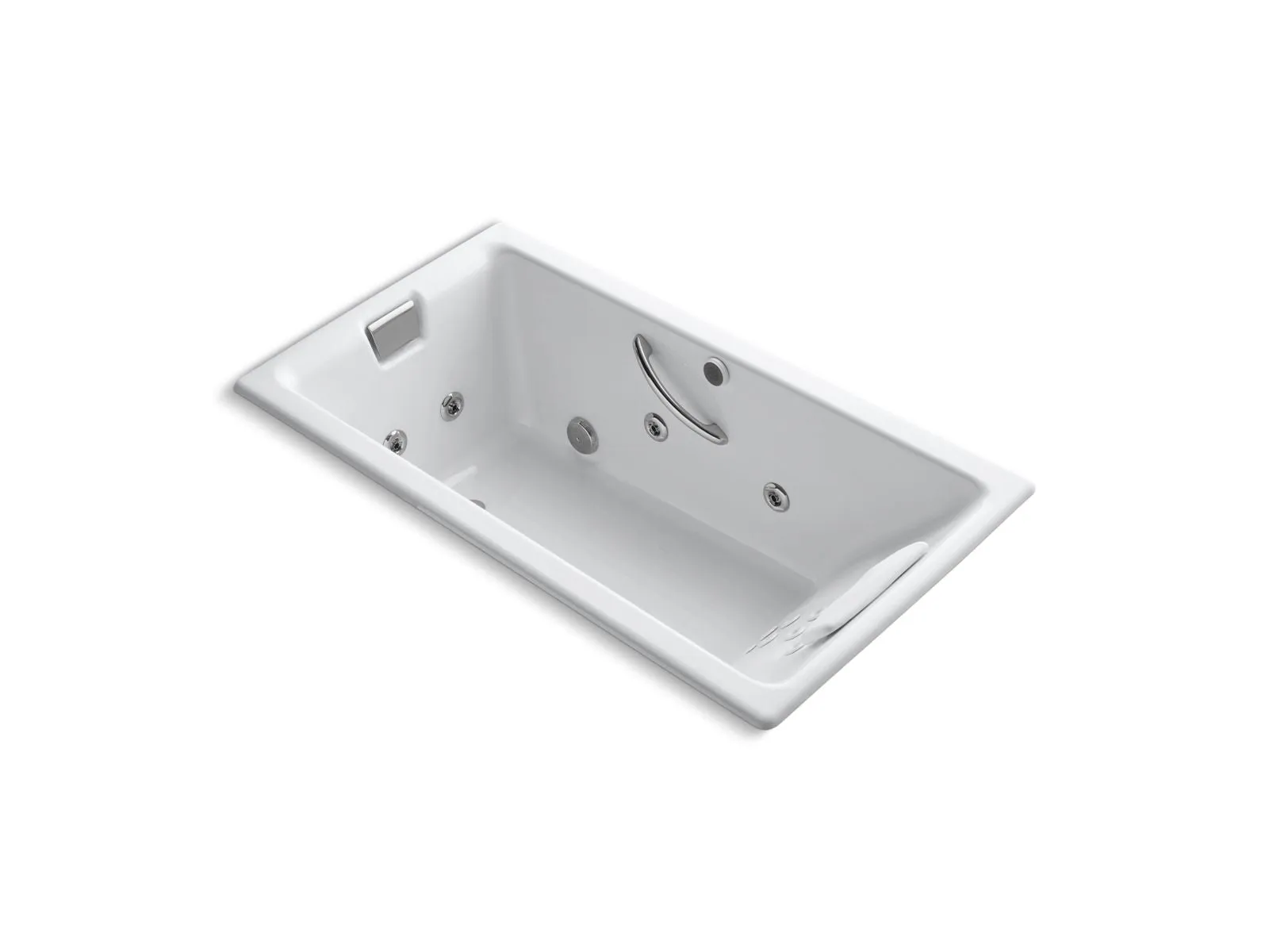KOHLER K-856-M Tea-for-Two 66" x 36" drop-in whirlpool bath