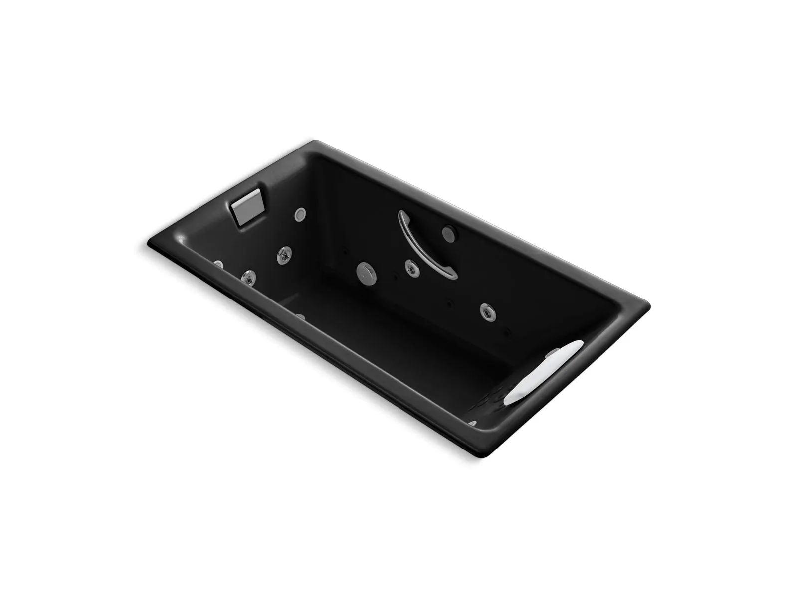 KOHLER K-856-V Tea-for-Two 66" x 36" drop-in Effervescence whirlpool bath