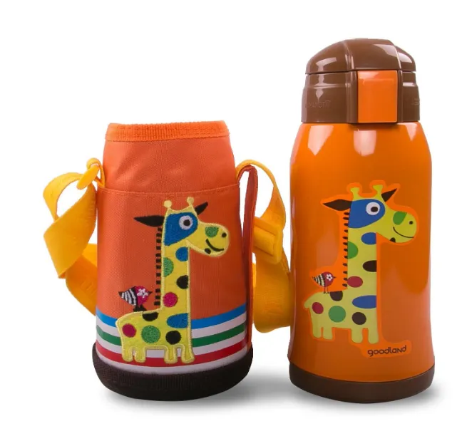 KUMAMOT 2-Way Kids Vacuum Insulated Water Bottle