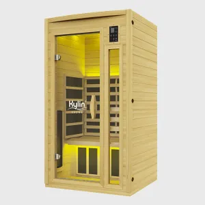 Kylin® Sauna - Full Spectrum Carbon Infrared Sauna 1 Person - K8109 FS