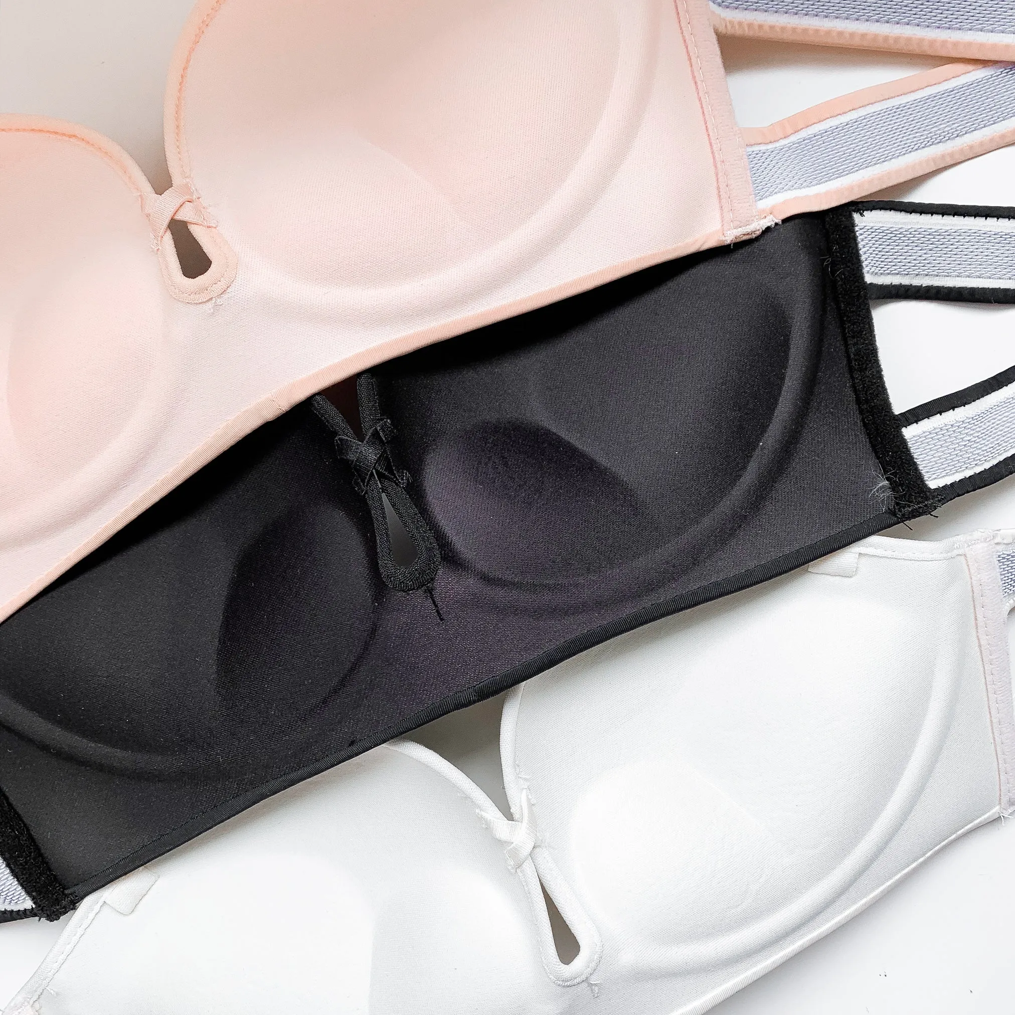 Laced It Up! V2.0 Non-Slip Strapless Push Up Bra in Warm Nude (Size L & XL Only)