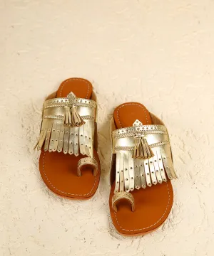 Lady Suzy Gold Sandals