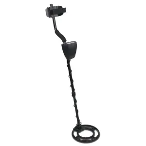 LCD Screen Black Metal Detector with Headphones