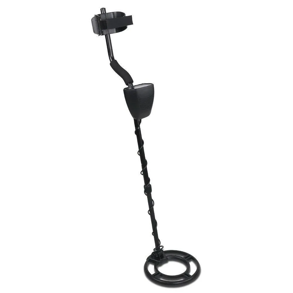 LCD Screen Black Metal Detector with Headphones