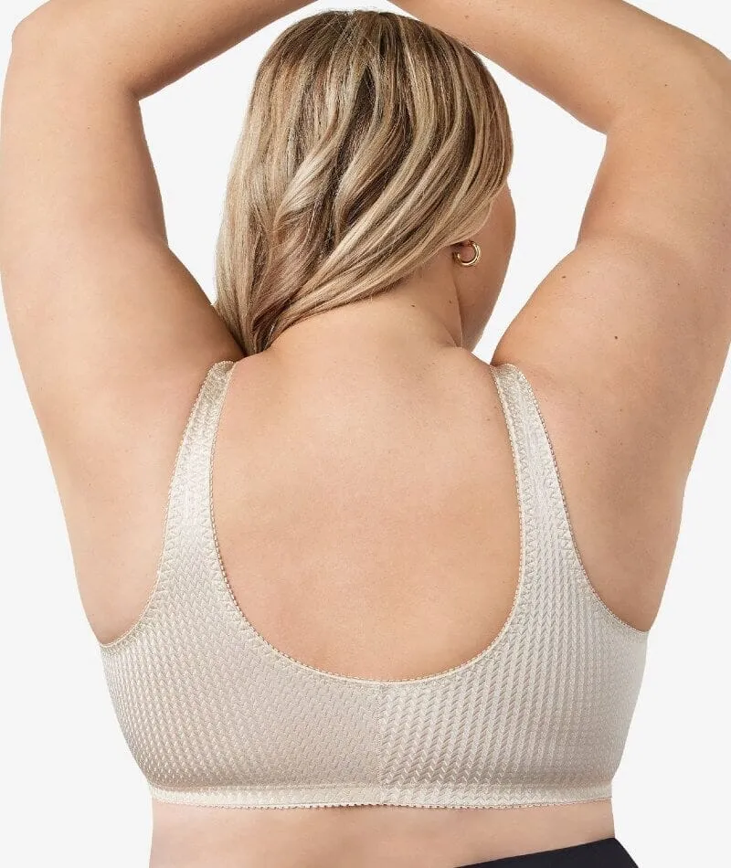 Leading Lady Marlene Wire-free Front Close Comfort Bra - Biege