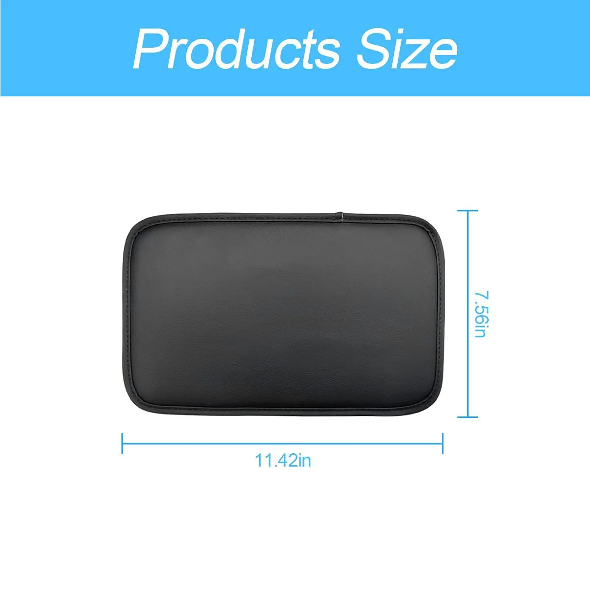 Leather Center Console Cushion Pad, Custom Fit For Your Cars, Waterproof Armrest Seat Box Cover Fit, Car Interior Protection Accessories, Car Accessories JE13991