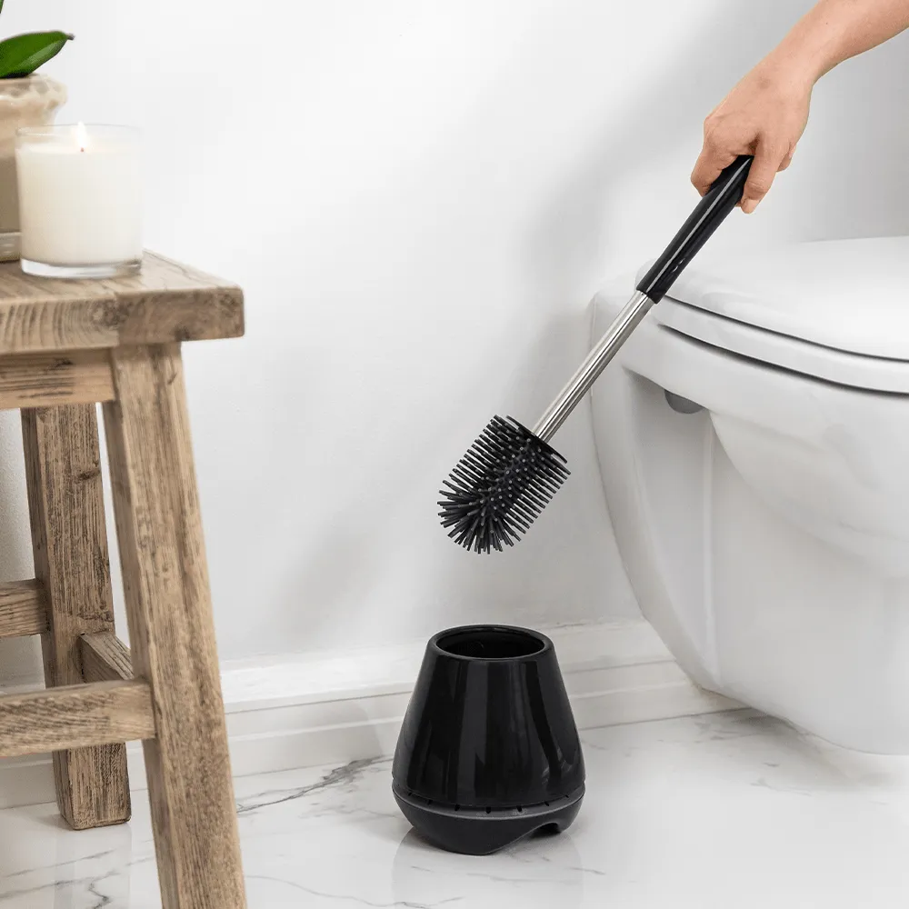 Legend Premium Toilet Brush Set Black