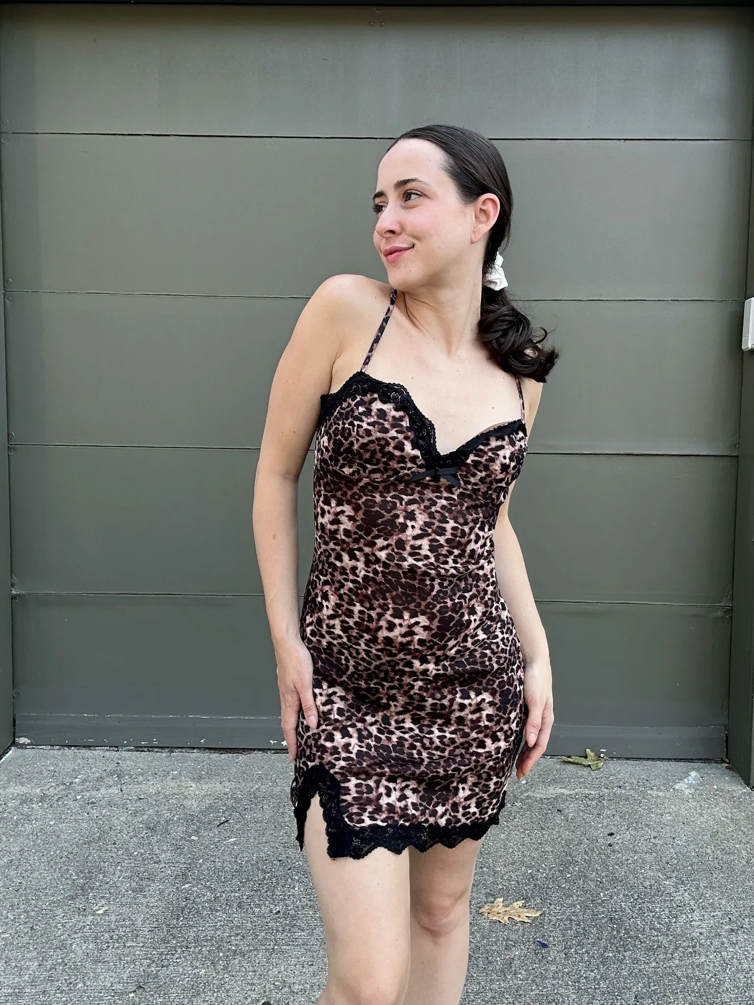 Leopard Slip Dress