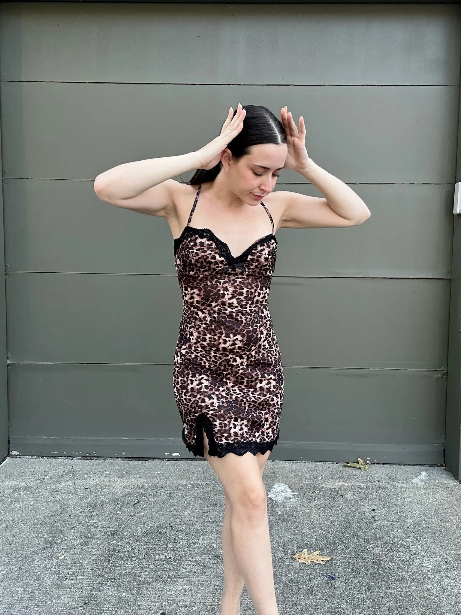 Leopard Slip Dress