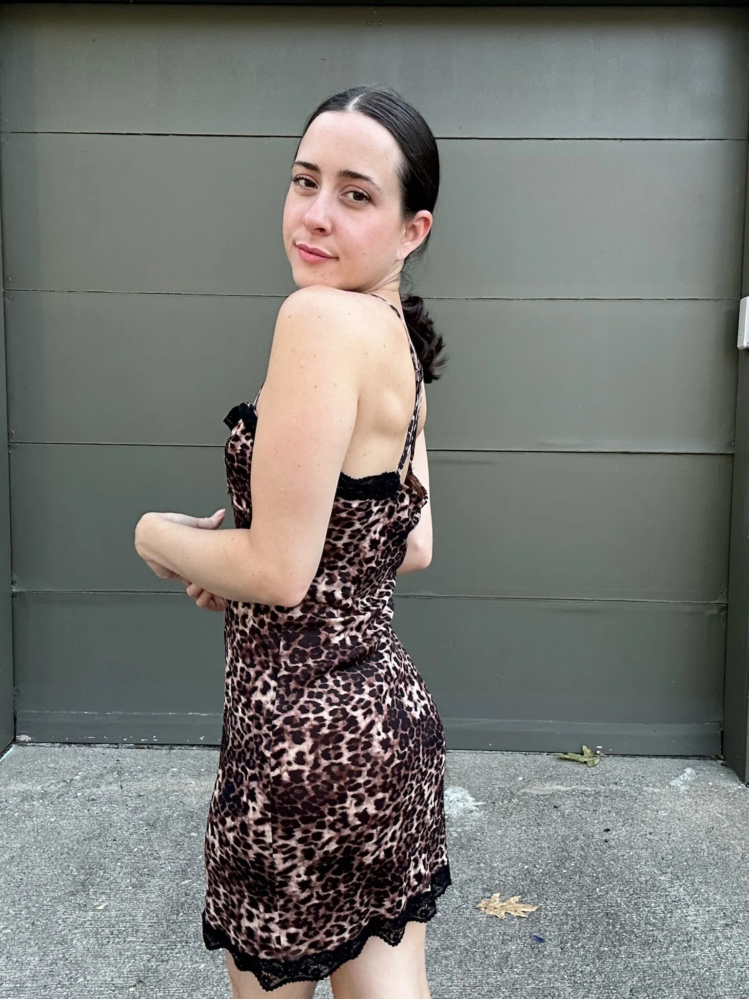 Leopard Slip Dress