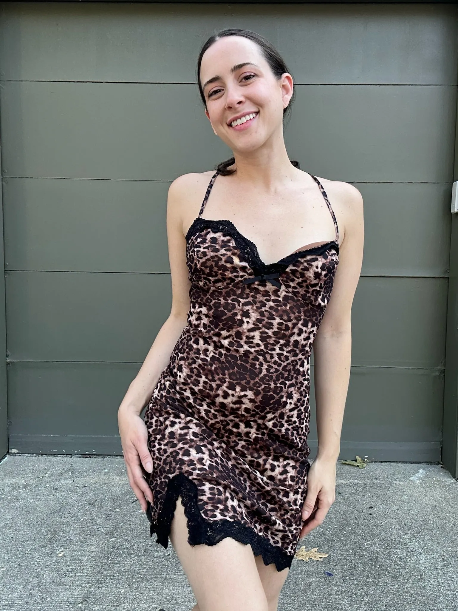 Leopard Slip Dress