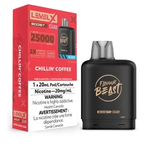 Level X Flavour Beast Boost Pod - Chillin' Coffee Iced