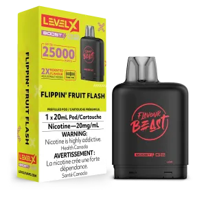 Level X Flavour Beast Boost Pod - Flippin' Fruit Flash