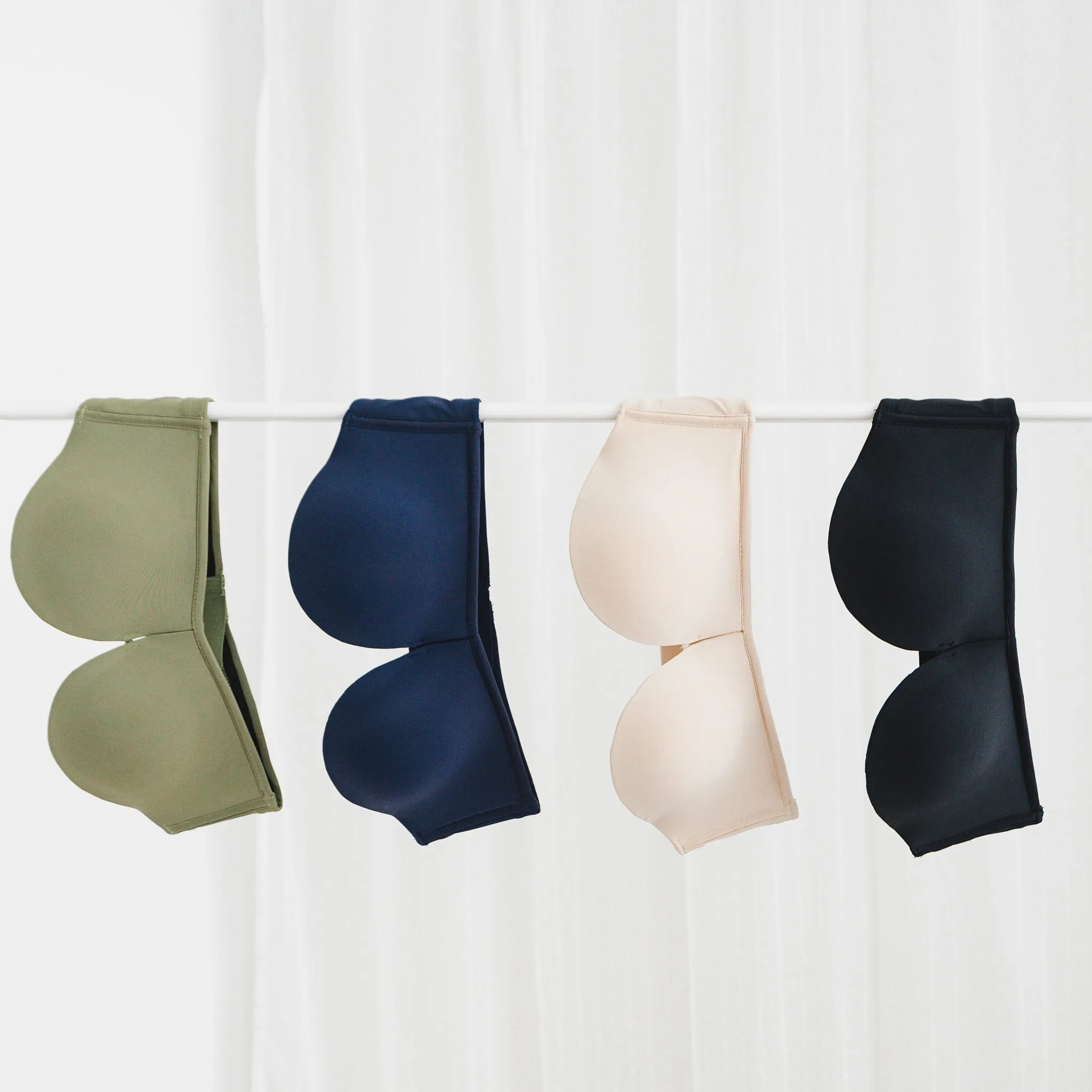 LIFT IT UP! V2.0 100% Non-Slip Super Push Up Strapless Wireless Bra in Sage