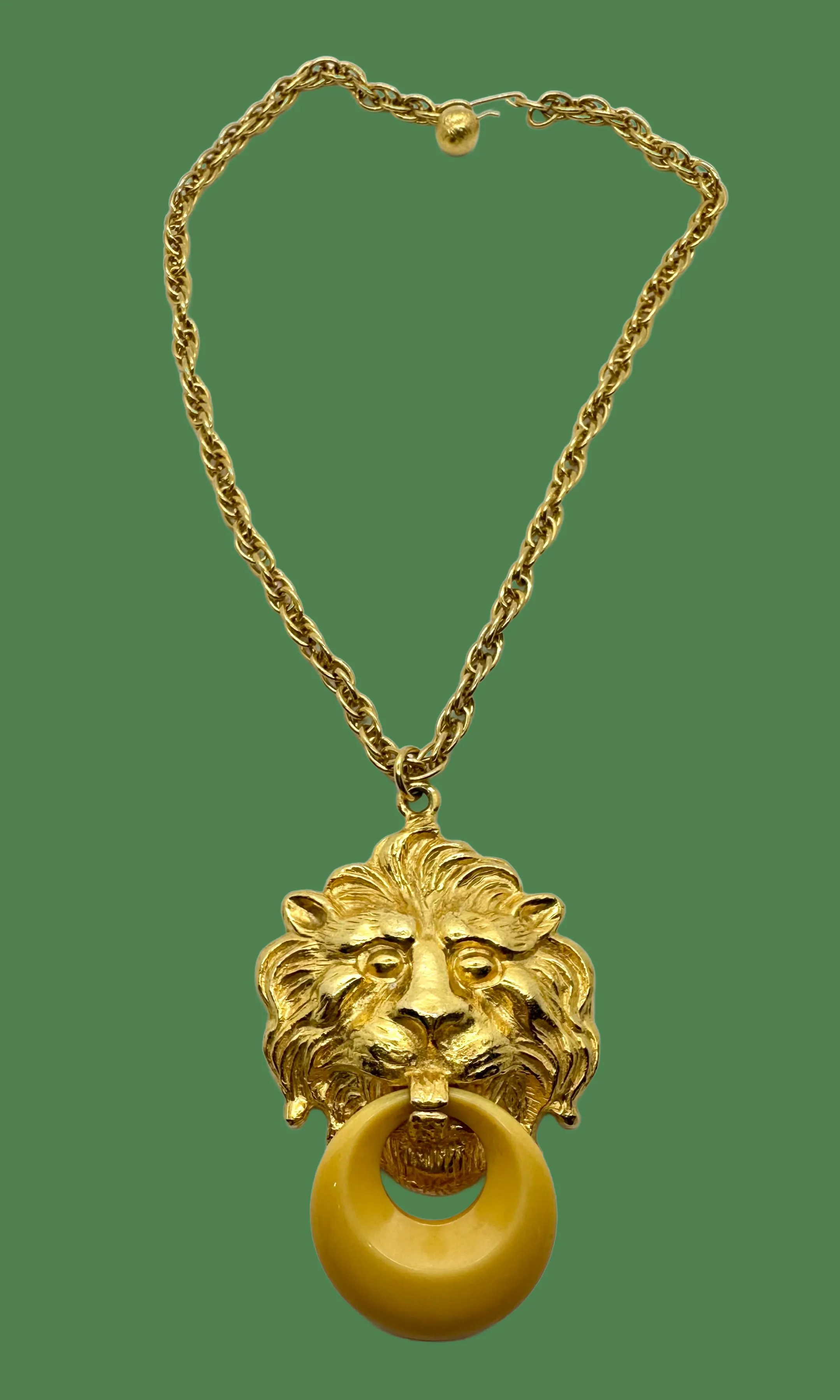 LIONESS JEWELRY SET of Earrings and Necklace
