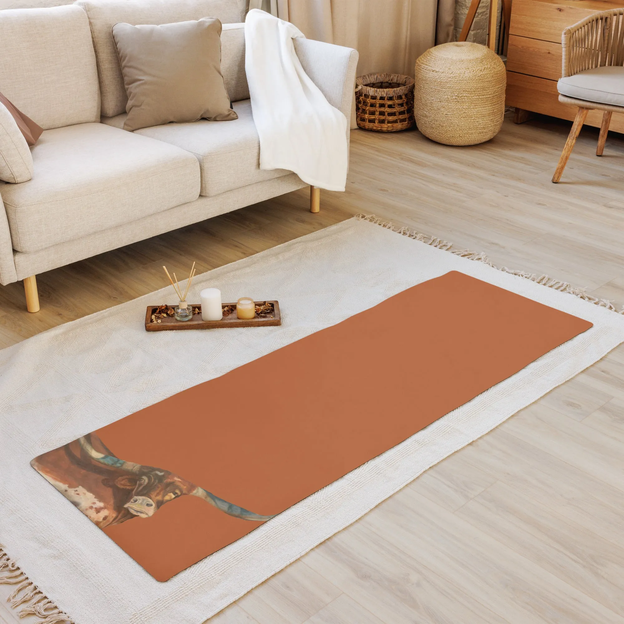 Longhornorn Yoga Mat