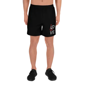 Love (for the Special Needs Community) Men's Athletic Long Shorts