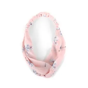 Love Knot Headband in Pink Floral