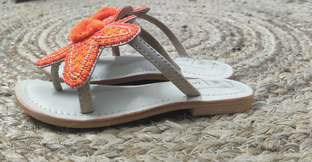 Lucy Orange Mini Sandal