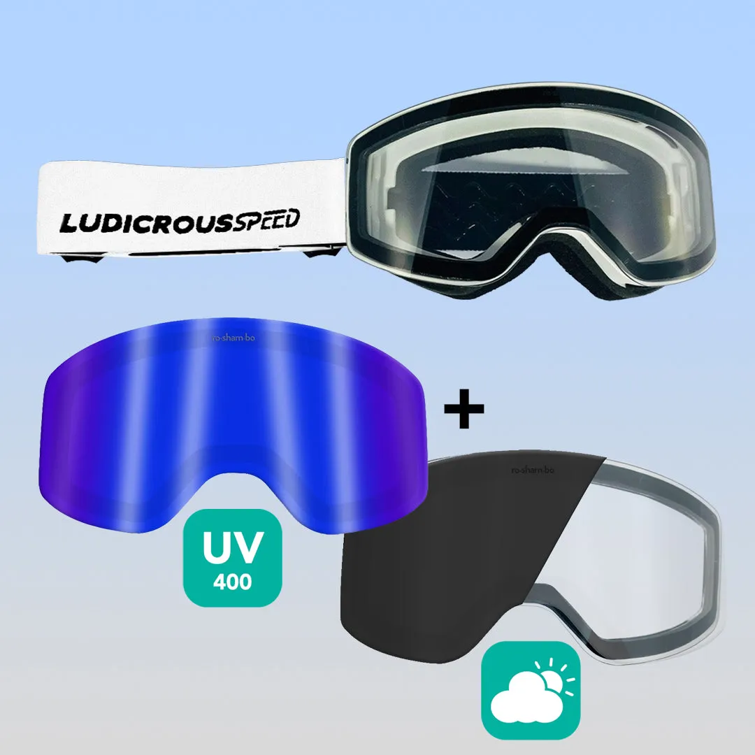 Ludicrous Speed Snow Goggles Set | Youth