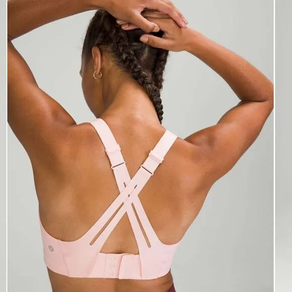 Lululemon AirSupport Bra *High Support Pink Mist / White Opal