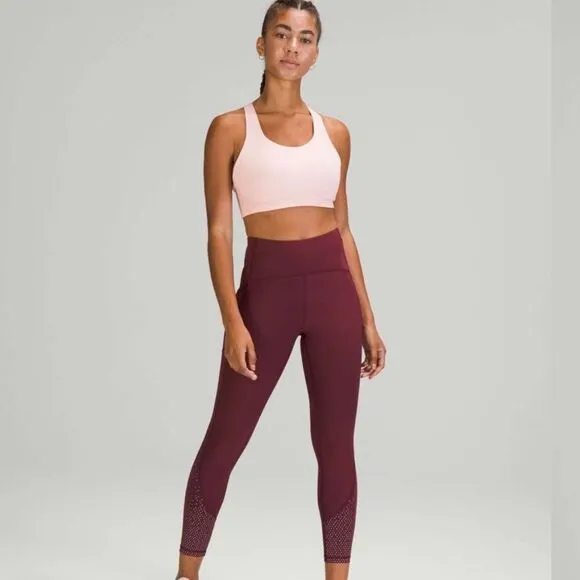Lululemon AirSupport Bra *High Support Pink Mist / White Opal