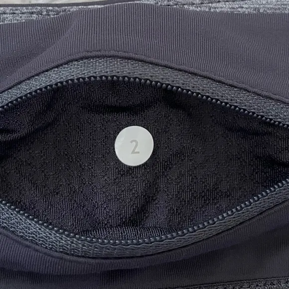 {Lululemon} Run Reflection Skirt Skort in Alarming Ombre Stripe - Womens 2