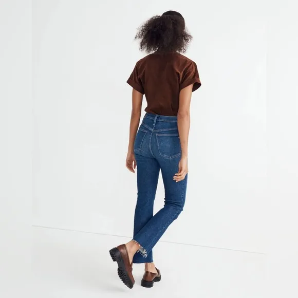 Madewell Tall Cali Demi-Boot Jeans in Smithley Wash NG812 T28 28