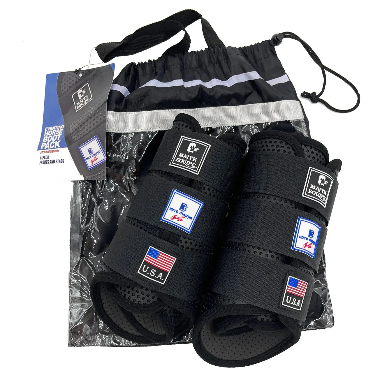 Majyk Equipe Boyd Martin Eventing Front & Hind Boot 4-Pack